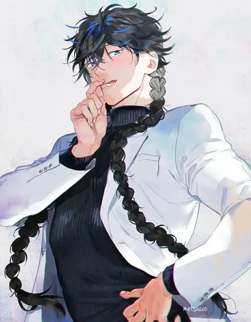 p站美图推荐——麻花辫男子特辑-动漫之家新闻站