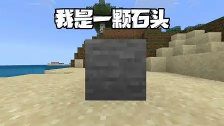 我的世界,我是一颗石头