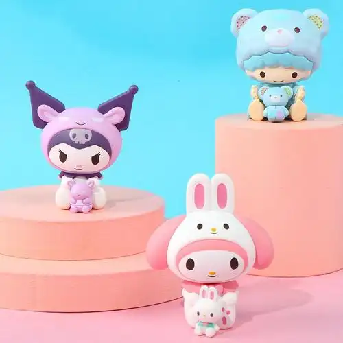 miniso名创优品三丽鸥家族抱抱小伙伴系列盲盒库洛米帕恰潮玩盲盒