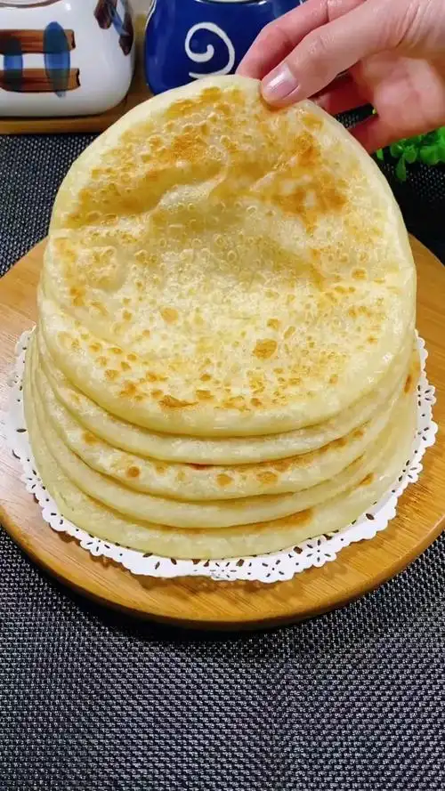 一看就会柔软多层的小油饼