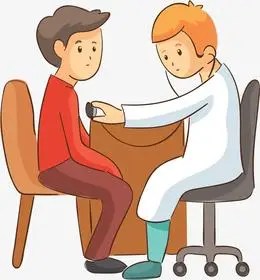 给孩子看病的儿科医生