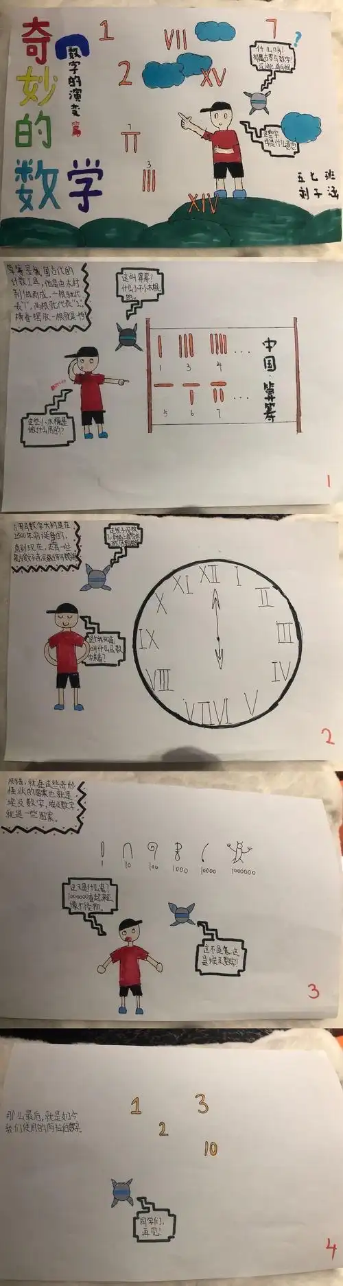 让思维飞起来——南阳市第十五小学东校区五年级数学组数学绘本作品