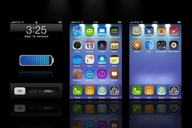 几套不同风格的手机ui界面设计