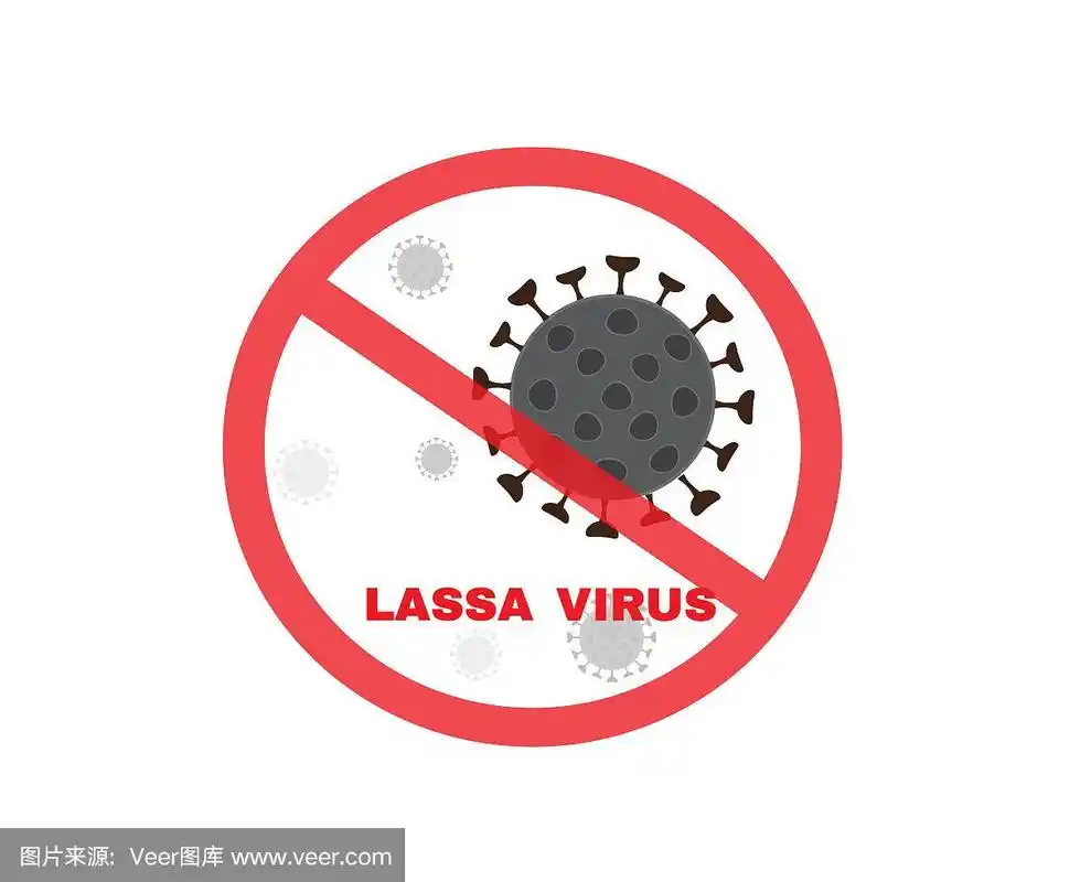 绘画插图,拉沙病毒,标志,矢量,概念