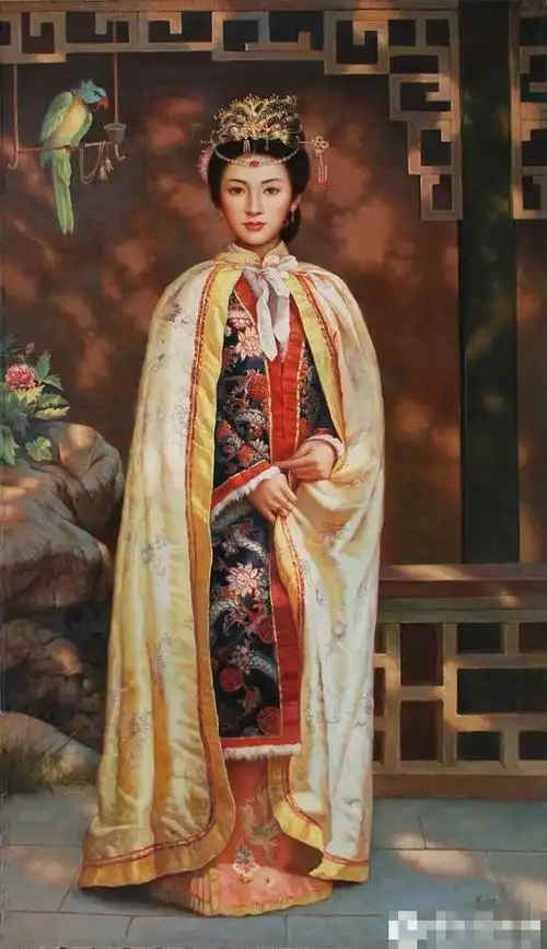 姜迎久油画人物金陵十二钗王熙凤