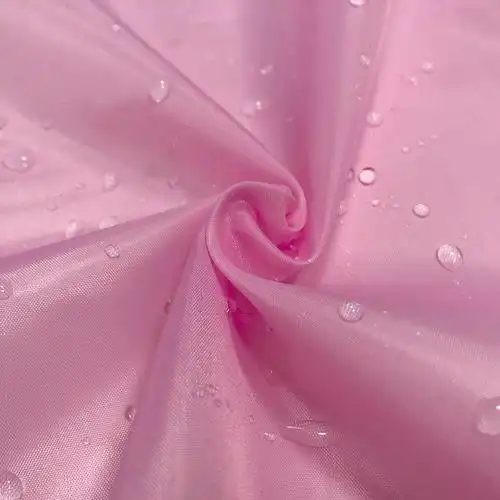 薄款pu透明涂层防水布料涤塔夫风筝浴帘雨伞用布防雨面料