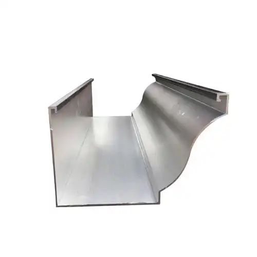 昱隆腾 雨水槽 铝合金天沟槽厂家新款 铝合金落水槽 金属槽 雨水管