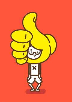 卡通gif大拇指gif搞笑gif可爱gif