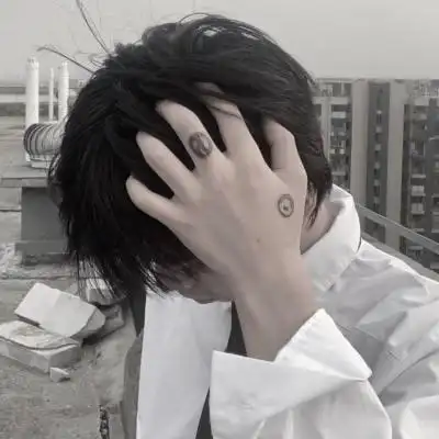 男生头像阳光帅气侧脸 久溺深海心会凉