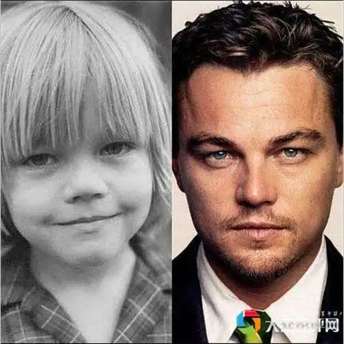 小李子小时候看起来像是安静的美男纸.