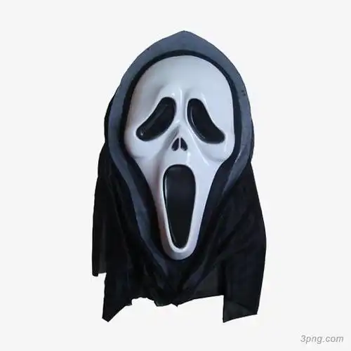 黑色鬼面具png素材透明免抠图片-其他元素