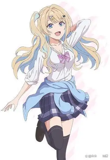 白河月爱是《位于恋爱光谱极端的我们》里的人物角色,女主角,龙斗的