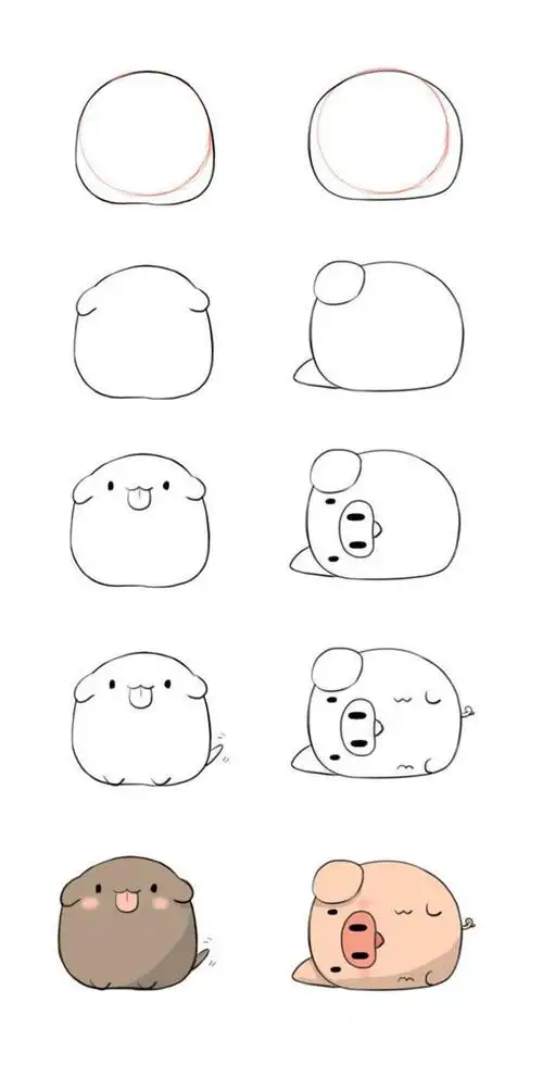 简单简笔画步骤 简笔画图片大全-普车都