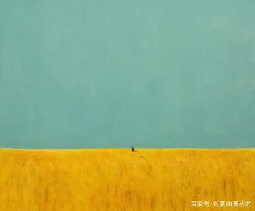 极简主义萨拉路吉油画作品欣赏