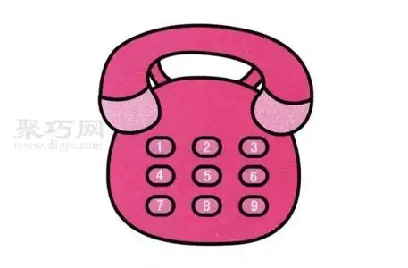如何画电话简单又漂亮电话简笔画教程