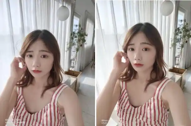 美颜相机还能这么玩?vivo s5小姐姐自拍样张