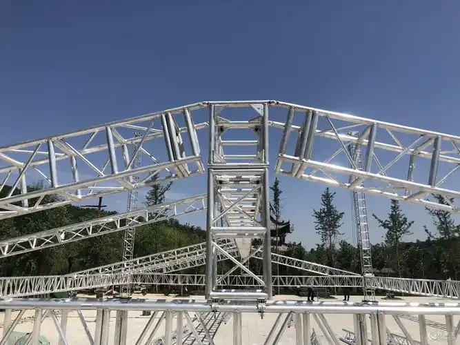 【铝合金人字顶篷房铝合金桁架舞台架子生产制作厂家】-河南万和展览