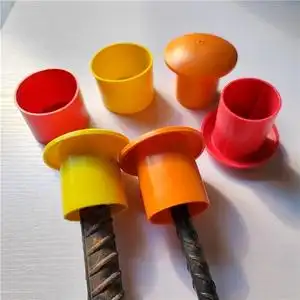 钢筋丝头保护套螺纹保护帽蘑菇帽钢管48保护套架子管封堵螺栓帽