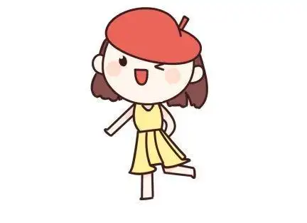 q版女孩怎么画q版女孩简笔画画法步骤教程小女孩简笔画