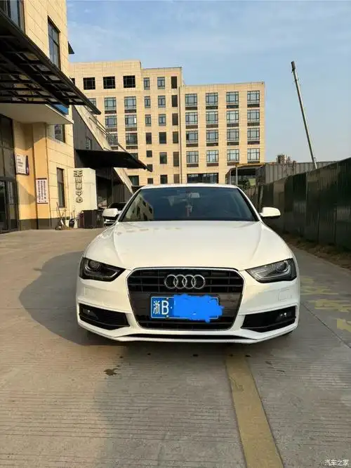 个人一手宁波2014年12月上牌的白色奥迪a4l45tfs
