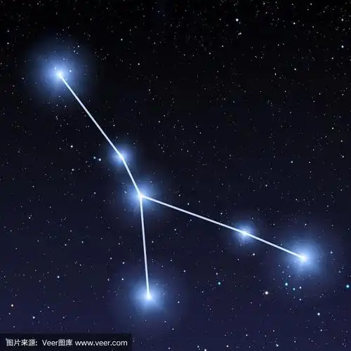 星空中的巨蟹座图