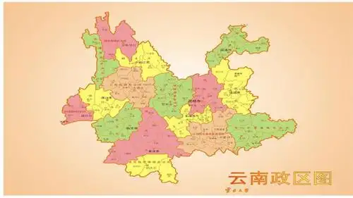 云南省区域地图