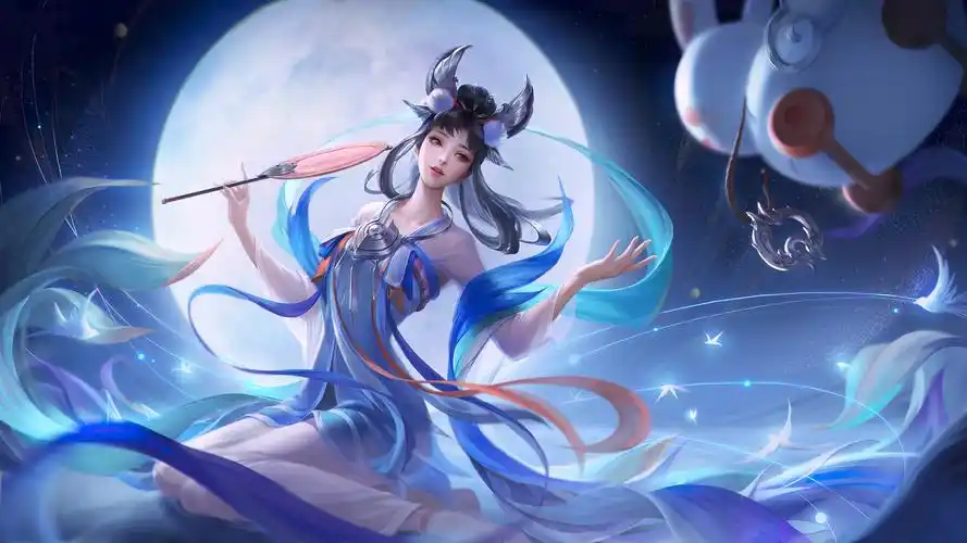 王者荣耀嫦娥如梦令同人2k高清壁纸