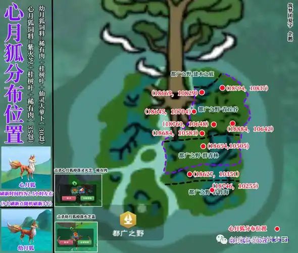 创造与魔法都广之野资源分布攻略