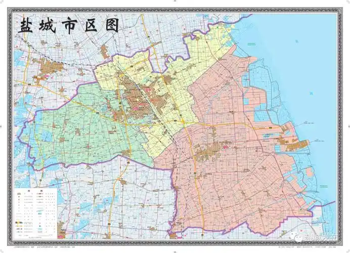 新版盐城地图面世!新增高架三期,盐徐高铁,还有这些内容
