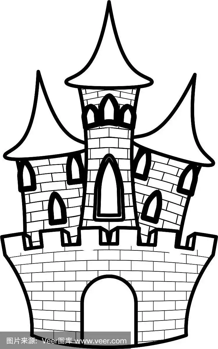 黑暗城堡建筑万圣节图标