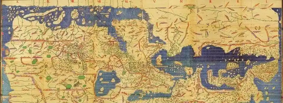 原创十幅你可能从没见过的古代世界地图