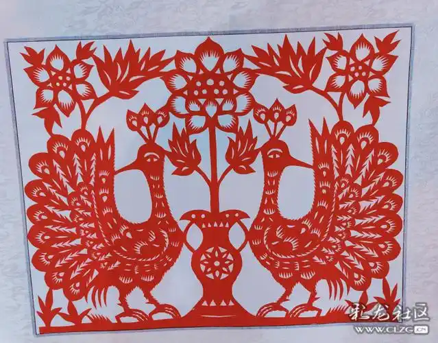 傣族剪纸手机摄影