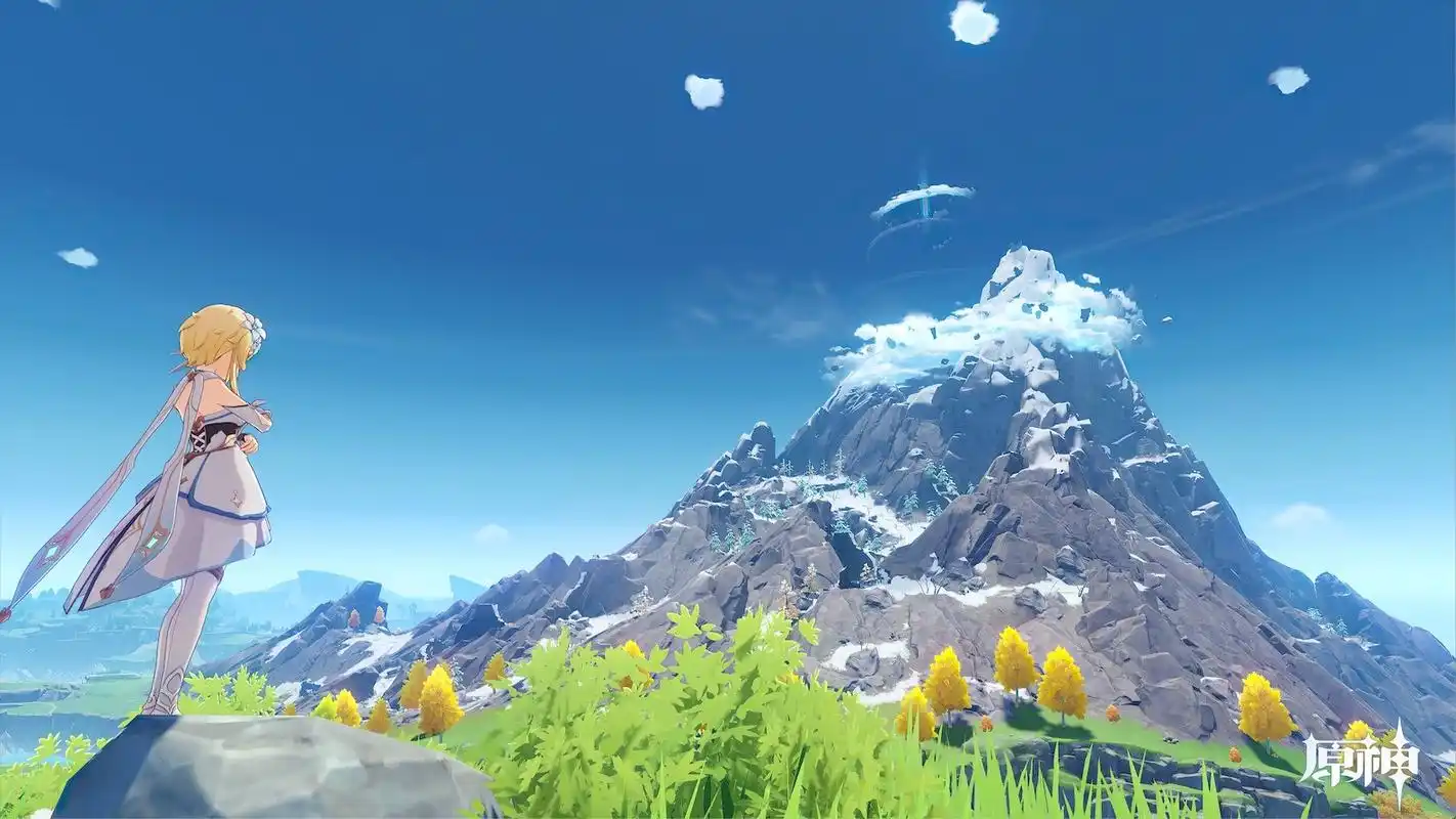 原神龙脊雪山动态壁纸