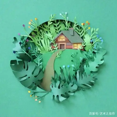 纸艺手工作品,太漂亮了