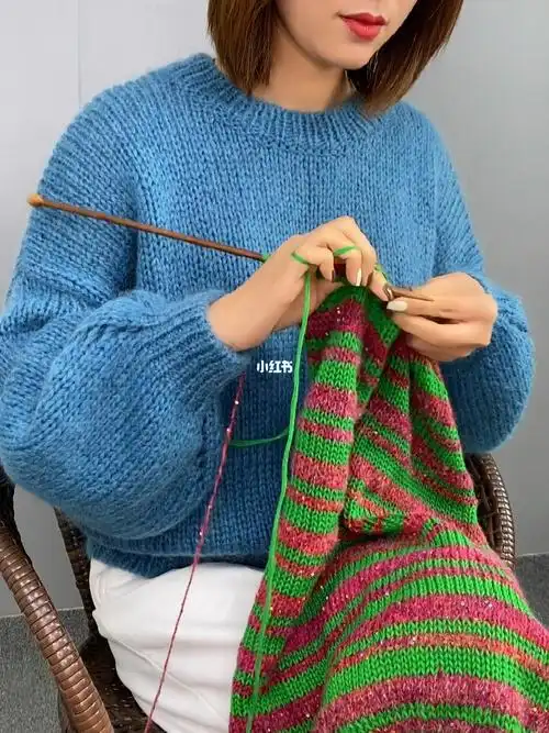简单大方又好织的毛衣零基础织毛衣