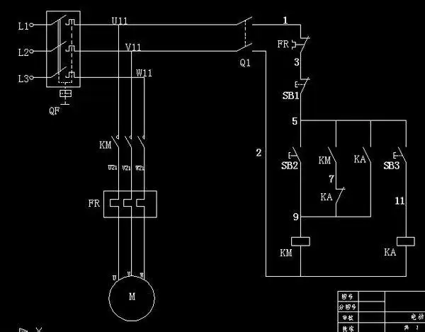 请用中间继电器设计出既能点动,又能连动地控制三相异步电动机的电路