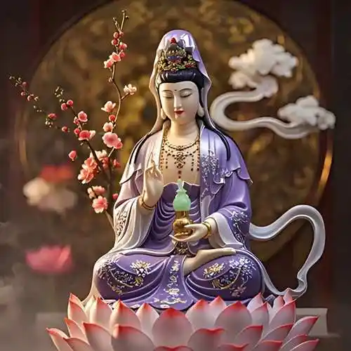 观音菩萨护佑|年年顺遂,莲花纳财,岁岁安康,财源广进,福禄满堂