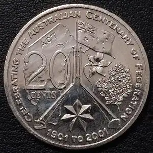 澳大利亚20分硬币