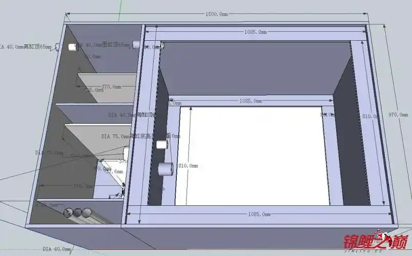 求室内锦鲤地缸设计图!