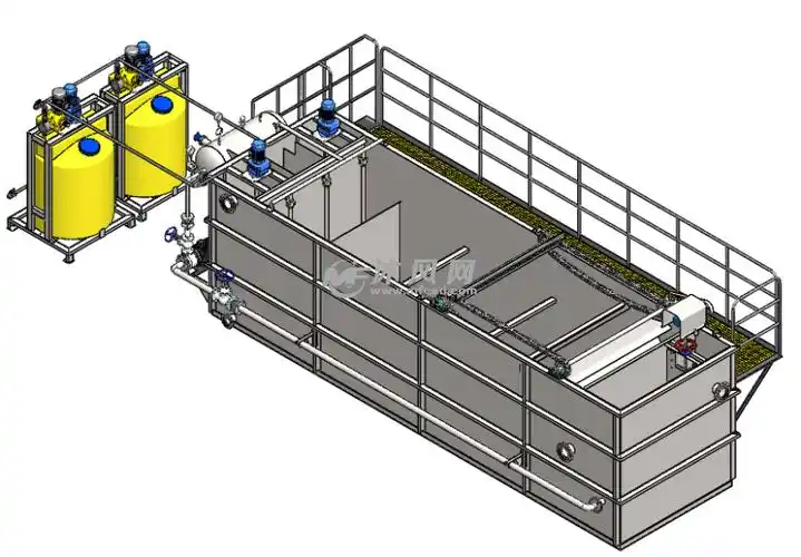 rqqf30溶气气浮机3d