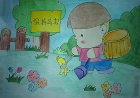 儿童环保画图片大全关于保护环境的简笔画图片大全
