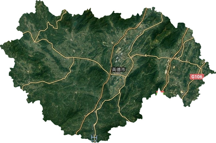 英德市高清电子地图