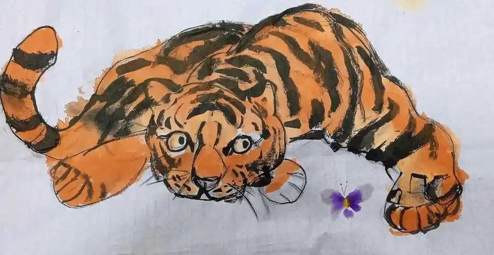 虎年画虎,虎虎生威!
