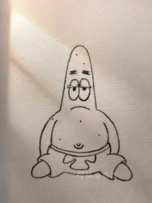 今日简笔画派大星内有教程