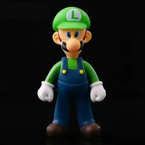 玛丽马里奥路易兄弟手办摆件人偶搪胶公仔玩具模型人偶周边自营定制