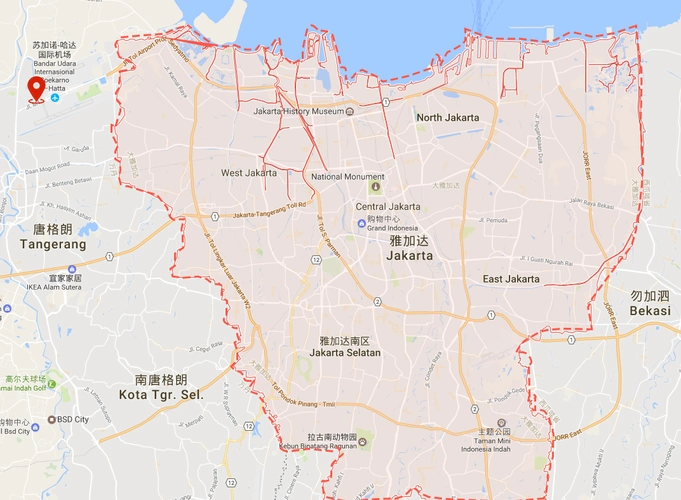 印度尼西亚雅加达机场至市区专车接机服务当地司机