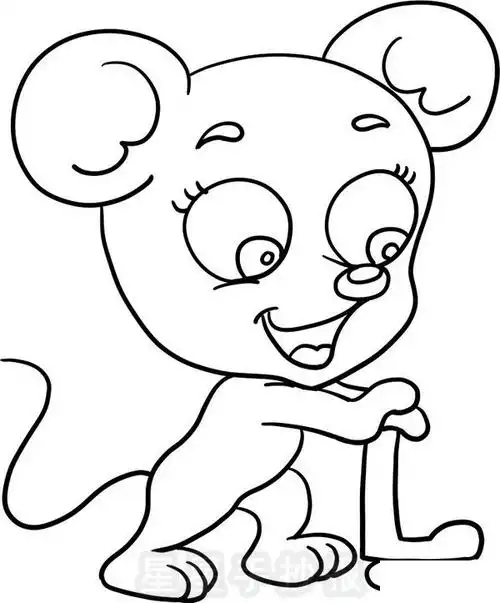 小老鼠简笔画图片画法