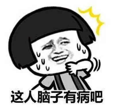 脑子没问题吧