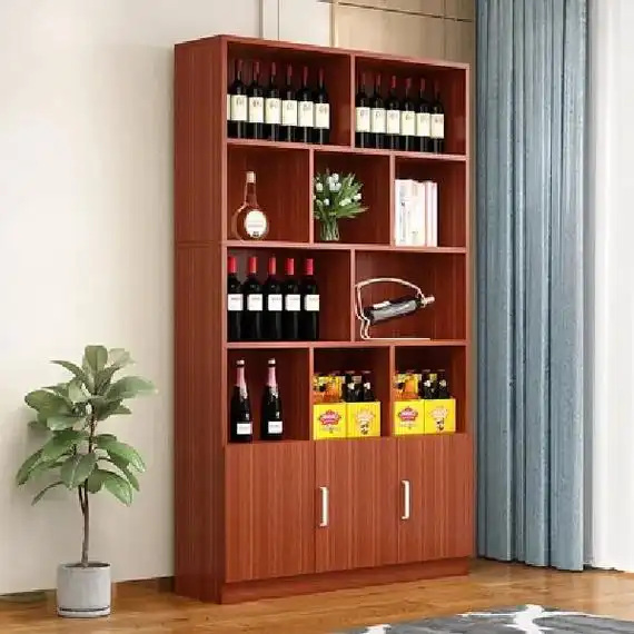红酒柜展示柜客厅隔断展示架酒架茶叶酒柜家用落地柜陈列 - 抖音