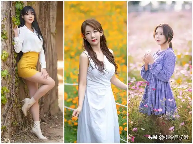 拍春天人像照片不会摆姿势来学这7个摄影美姿吧优美自然